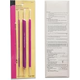 YICBOR Fabric Tube Turner Set 3 Sizes with Ball Point Bodkin | loop turner sewing tool,includes ball point bodkin, easy fabric turning, perfect for DIY sewing