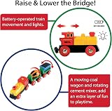BRIO World Battery Operated Action Train Motorised Wooden Engine 3+ view 5