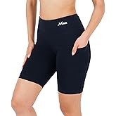 Nirlon Biker Shorts with Pockets - Biker Shorts Women Workout Shorts for Gym & Yoga Shorts for Women Plus Size Biker Shorts