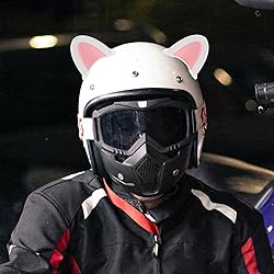 Motorcycle Helmets 3 Pairs Cat Ears for Helmet Self