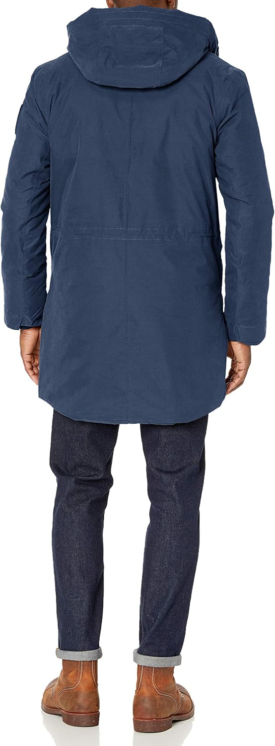Helly-Hansen mens Calgary Hooded Insulated Winter Parka Coat Jacket: Clothing