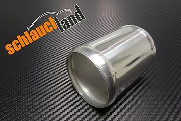 Alu-Verbinder AD 60mm alu poliert*** Alurohr Aluminium Rohr Alu Schlauchverbinder Turbo LLK
