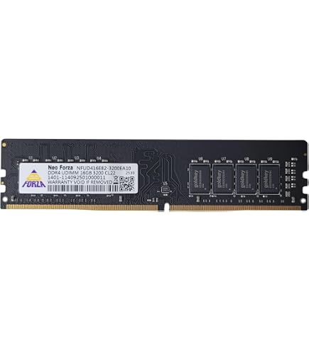 Neo Forza 32GB DDR4 3200MHz PC4-25600 CL16 U-DIMM 1.2V 288-Pin Non