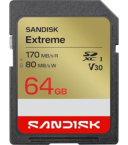 Amazon.com: SANDISK 64GB Extreme PRO SD UHS-I Card - Up to 200MB/s