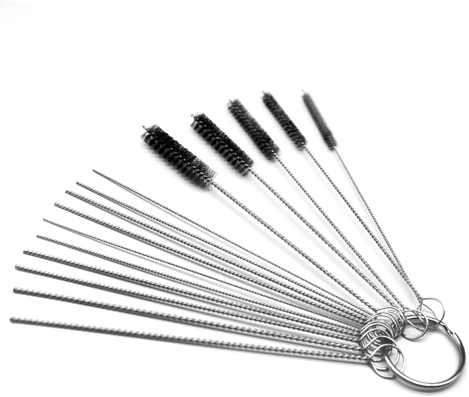 Carburetor Carbon Dirt Jet Remove Cleaner Tool Kit 10 Cleaning Needles with 5 Brushes for Car, Outboard Motor, ATV, Motorcycle Carb Jets: Automotive