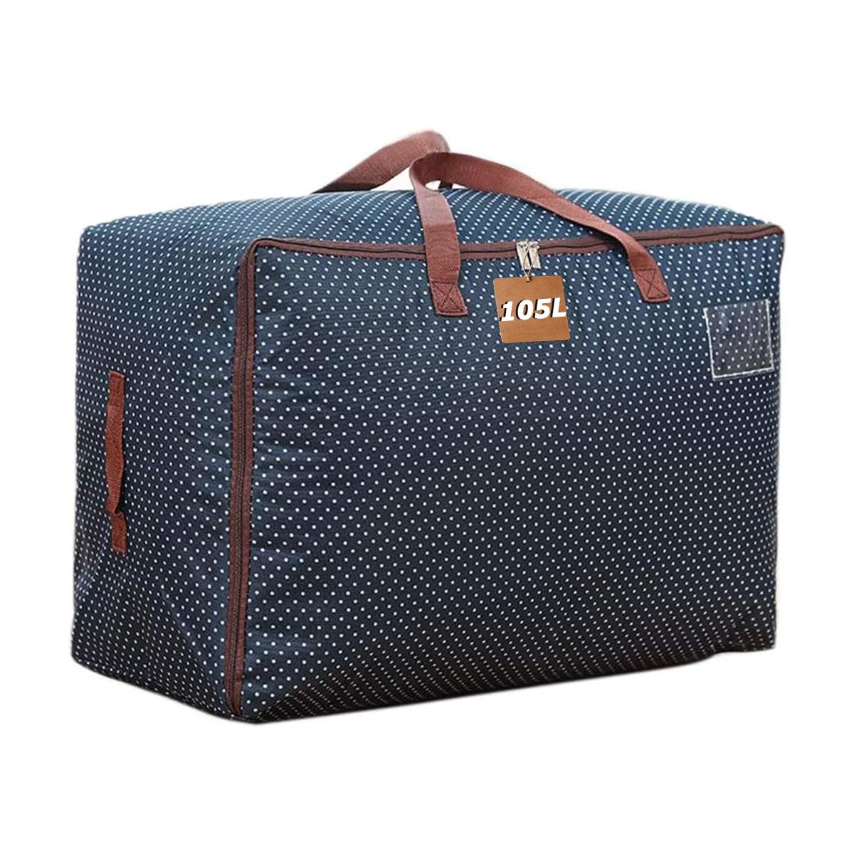 WITERY 105L Waterproof Duvet Storage Bag Heavy Duty Packing Bags Under Bed Storage Bag with Zips Moisture Proof for Bedding Blankets Pillows Cushions Toys Clothes Moving Packing