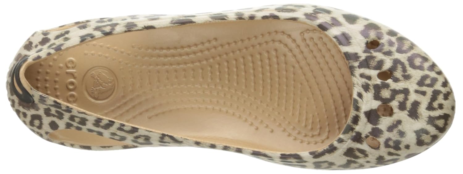 crocs women's kadee graphic w ballet flats