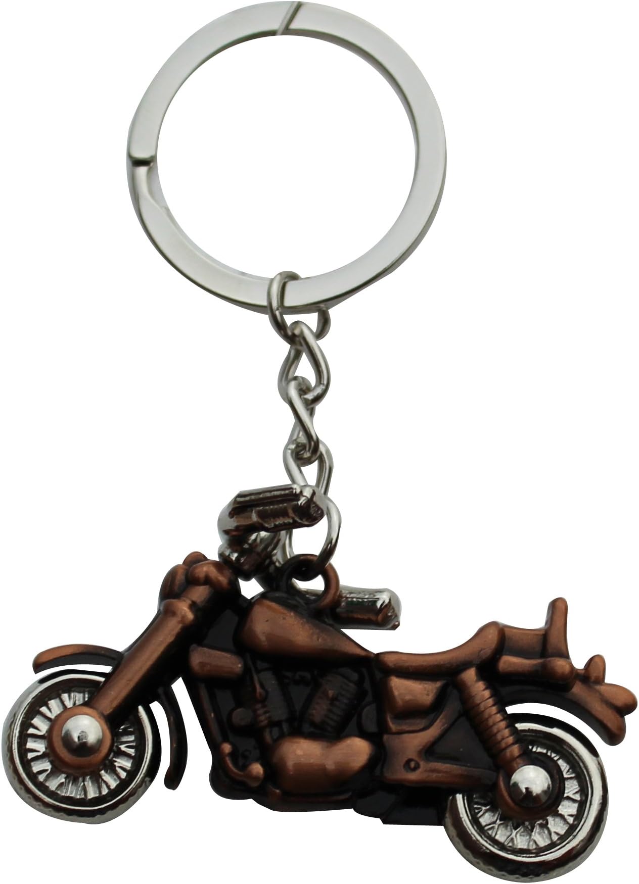 Bullet Shape Metal Keychain (Brown)