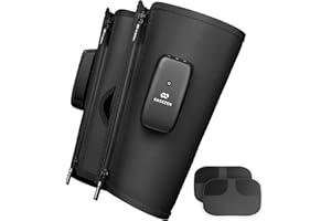 EASEZEN Leg Massager for Circulation and Pain Relief, Cordless Air Compression Calf Massager with Free Extension Piece for Leg, Calf, Thigh and Arm, Gifts for Dad Mom Men Women, Relax for Gym Office Home