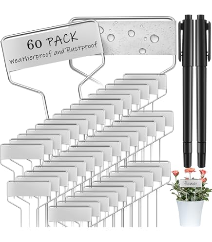 30 Stuks Plantenlabelhaken, 20 Cm Roestvrijstalen Tuinmarkeringen Inzet Plantenlabelhouder Plantenlabelhanger Roestvrij Vervormde Tuinplantenbordhaken Hangende Staven Voor 1934394226