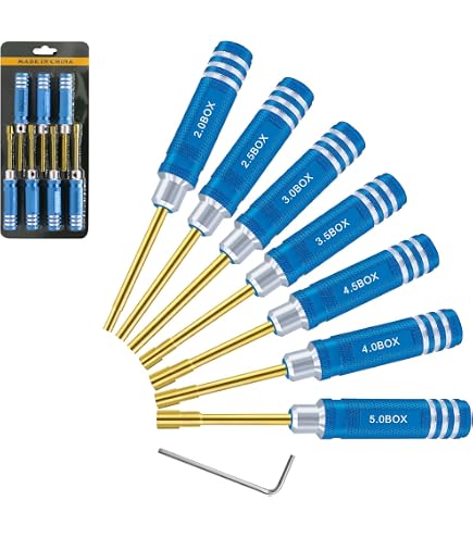 thumbnail image 2 of AXSPEED Hex Screwdriver Set – RC Car & Helicopter Repair Tool – 1:10 Scale Electric 2 of 2