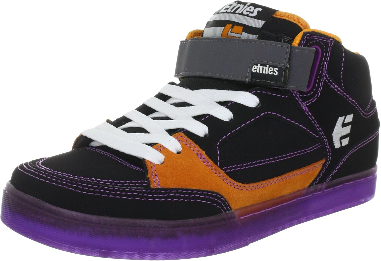 black and purple etnies