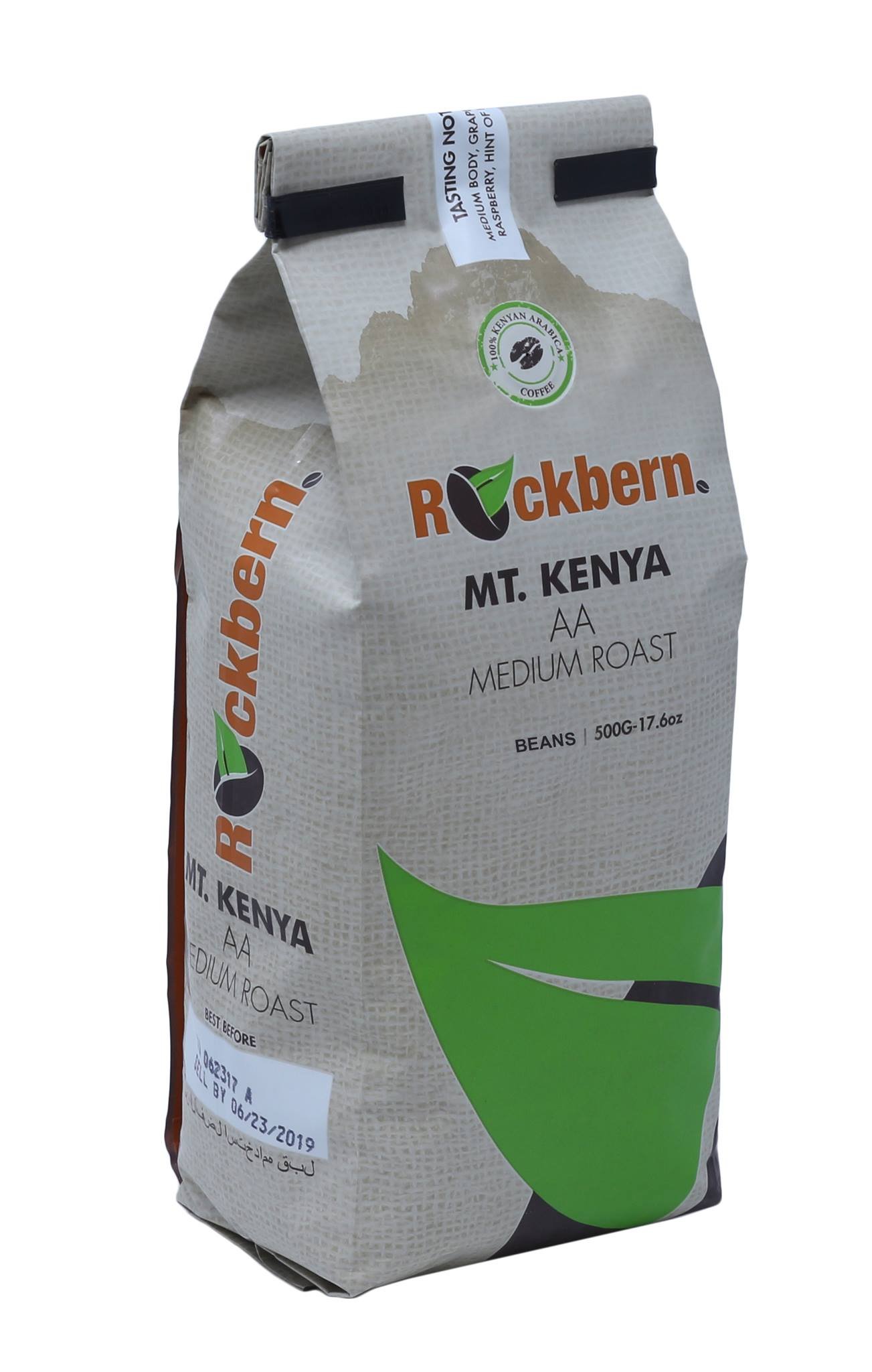 Rockbern KENYAN AA Coffee Beans Whole Premium MT. KENYA AA Whole Bean Coffee. 100 Single