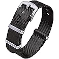 Ritche Military Ballistic Nylon Watch Strap with Heavy Buckle 18mm 20mm 22mm Premium Nylon Watch Bands for Men Women