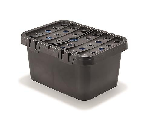 Filterbox inkl. Filterschwämme für Solar Teichpumpen Teichfilter Gartenteich Pumpe esotec 101716