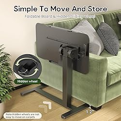 Gibbon Mounts Rolling Laptop Desk, Mobile Standing