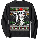 Skunk Ugly Christmas Sweaters Holiday Santa Cute Xmas Sweatshirt