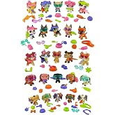 SRJLPS Accessories Pack Lot (Random 10 PCS) Fit Shorthair Cat Collie Dachshund Cocker Spaniel Puppy Dog Figure Not Include Pets