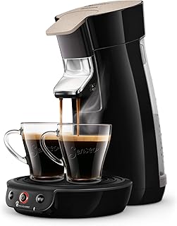 Philips Senseo Viva Cafe Eco HD6562/32 Kaffeepadmaschine - Limited Edition mit 80 Pads gratis, schwarz