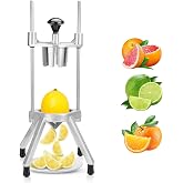 WICHEMI Commercial Lemon Cutter Lime Slicer 8-Wedges Citrus Lemon Wedger | Commercial Lime Cutter, Citrus Slicer, Easy Wedger, Lemon Chopper Machine, 420 Stainless Steel Blade, For Home Bar Restaurant