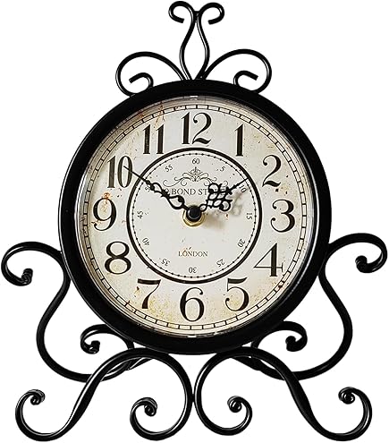 Horloge De Cheminée Acctim Falkenburg Noire – Modèle 33283 – Neuve Sous Blister