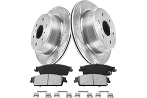ANPULSERO FIWRILUVX Anpulsero Automotive Replacement Brake Kits Rear Brake Pads and Rotors Kit Compatible with 2007-2013 Chevrolet Silverado 1500, Brakes and Rotors Anti-rust Oil Protected 55133 D1194-8312 （13.6in）