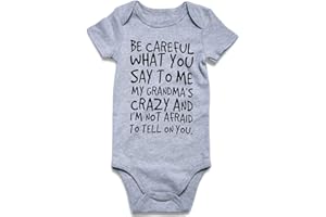 Loveternal Neutral Baby Girls Boys Cotton Romper Cute Saying Newborn Clothes 0-12 Months