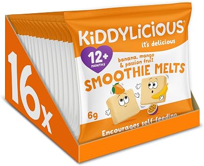 Kiddylicious Banana Mango Passionfruit Smoothie Melts 16 Packs