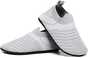 ditont Toddler Boys Girls Indoor House Slippers Lightweight Kids Baby Non-Slip First Walking Home Socks Shoes