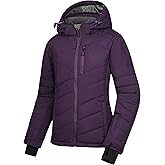 Little Donkey Andy Women's Warm Ski Jacket Water Resistant Insulated Snowboarding Jacket Windproof Winter Snow Coat