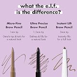 e.l.f. Micro-Fine Brow Pencil Waterproof Deep Brown with Spoolie view 7