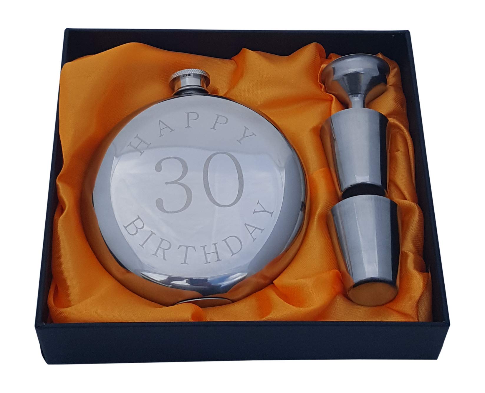 Happy 30th Birthday Flask Gift Set