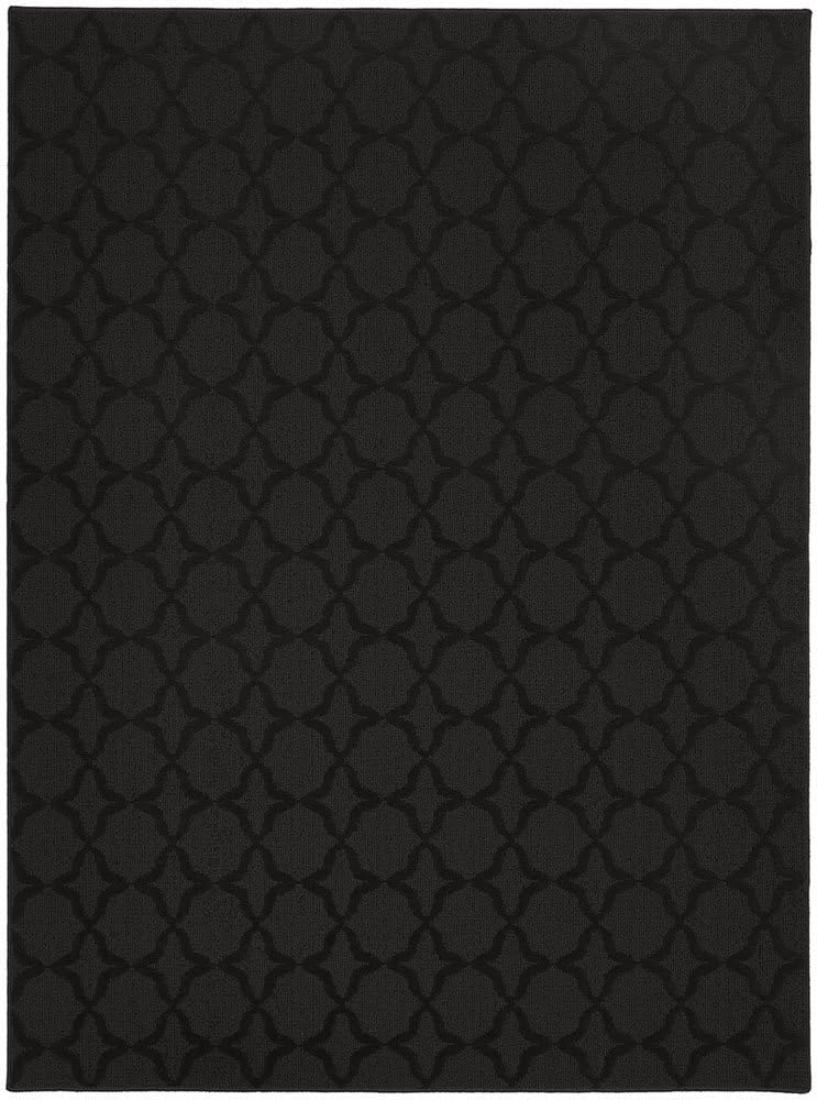 Garland Rug CL-10-RA-0057-15 Sparta Black 5 Ft. x 7 Ft. Area Rug