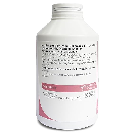 SANON Aceite de Onagra 450 cápsulas de 721 mg: Amazon.es: Salud y cuidado personal