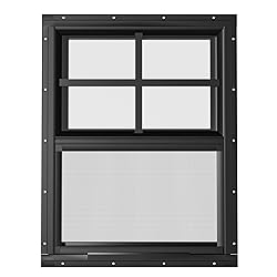 WRISIN 2 Pack Shed Windows 18" W x 23" H Flush