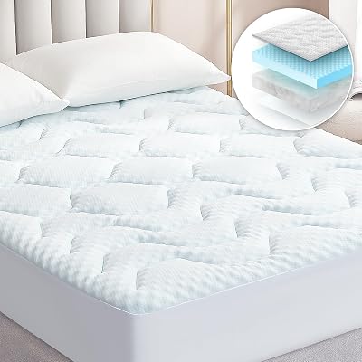 EHEYCIGA Memory Foam Mattress Topper Small Double 122x190x3cm