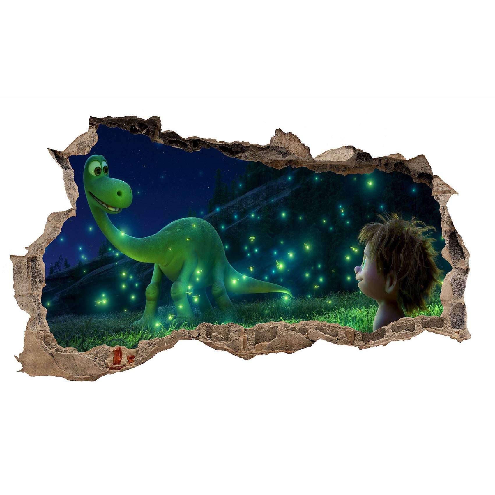 Car Bedroom Living Room Wall Sticker Decal Hole in the Wall