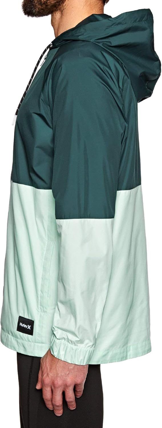 Hurley mens Windbreaker Jacket: Clothing