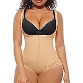 FeelinGirl Women's Faja Body Shaper Postpartum Fajas Colombianas Shapewear Tummy Control Body Shaper Butt Lift Bodysuit