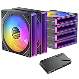Okinos, 6 Pack RGB Fans, Infinity Mirror, Cable