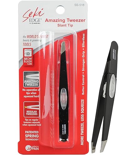 Amazon.com : Kai Seki Magoroku Tweezers Set with Pouch Hc1834 by