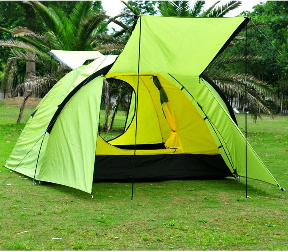 Track Man 3-4 Person Double-layer Waterproof Camping Tent Backpacking Hiking New