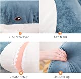 XIAOHONG 100cm Giant Shark Plush Toy Soft Stuffed Animal Cushion Pillow view 2