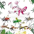KAZI Bugs Building Toy Set,Insect Collection Building Blocks with 8 Species Insects,STEM Bug Toys for Kids Age 8 9 10 11 12 Plus,Play and Display Gift Idea for Boys and Girls