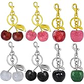 Cute Cherry Bag Charm Handbags Cherry Keychains for Women Purse Cherries Charms Key Chain Birthday Christmas Gift