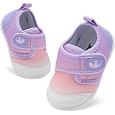 FEETCITY Baby First Walking Shoes Boys Girls Infant Sneakers Crib Shoes Breathable Lightweight Slip On Shoes