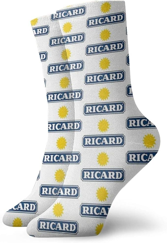 Lrefon Ricard Athletic 30cm Chaussettes Chaussettes De Sport Chaussettes Decontractees Chaussettes En Coton Crew Amazon Fr Vetements Et Accessoires