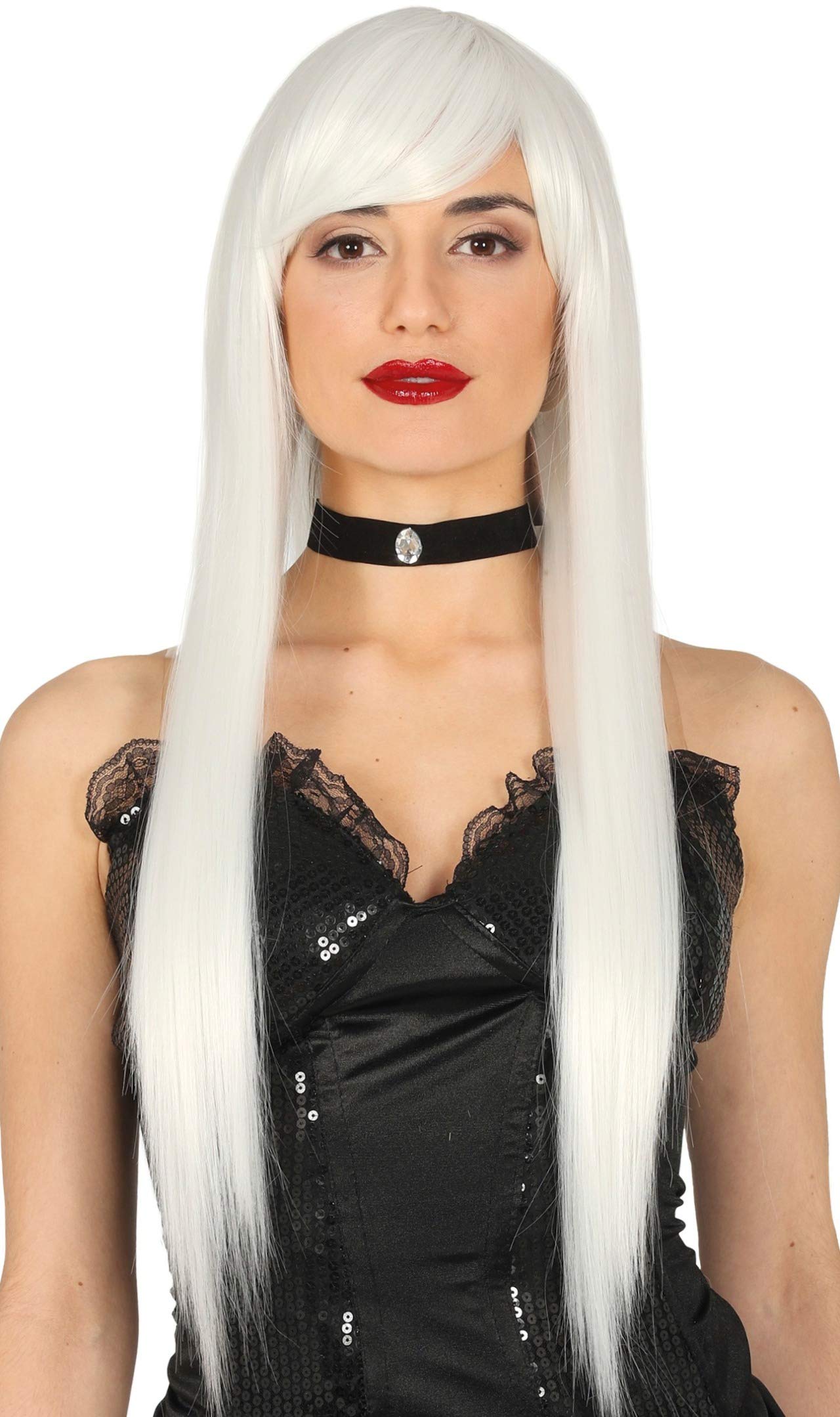 FIESTAS GUIRCA White Long Hair Wig