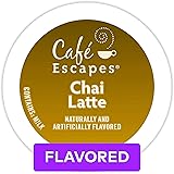 Café Escapes Chai Latte Keurig K-Cups Coffee, 12 Count