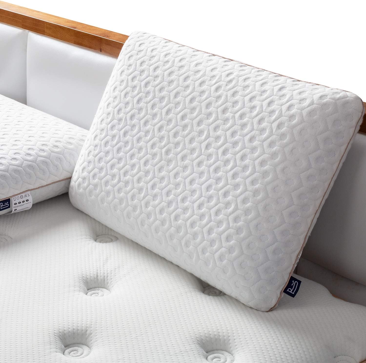 BedStory Cuscino Memory Foam 60x40cm, Cuscino Cervicale a Supporto